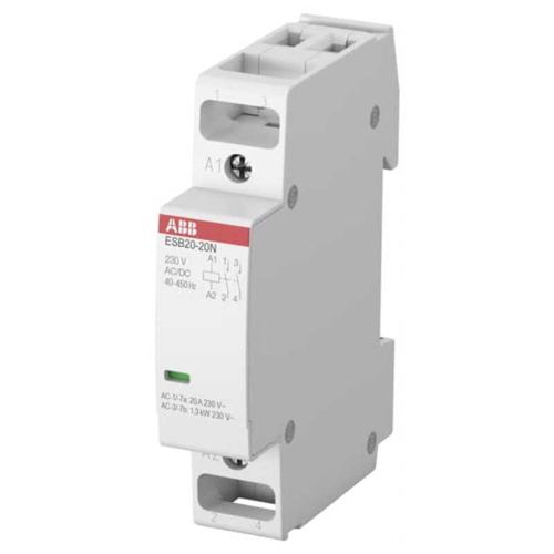 1SBE121111R0120 ESB20-20N-01 Stykač instalační 2P, 2 zapínací kontakty ...